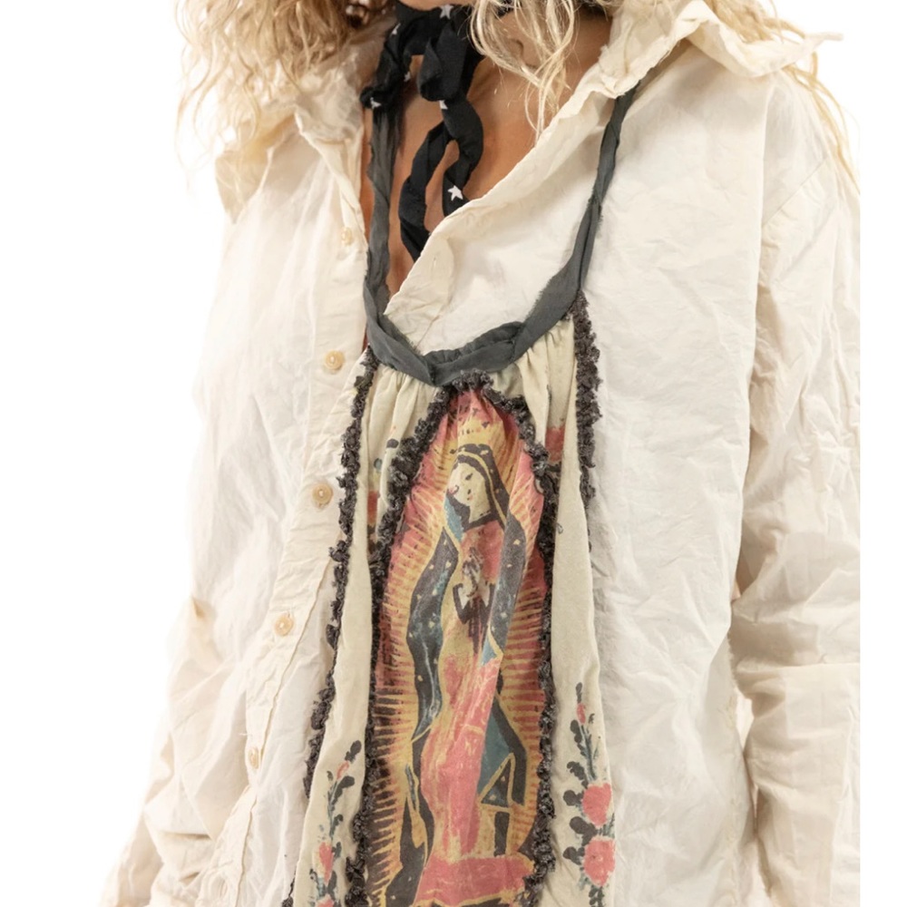 Magnolia Pearl Our Lady Of Guadalupe Jabot SOLD OUT